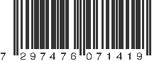EAN 7297476071419