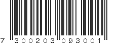 EAN 7300203093001