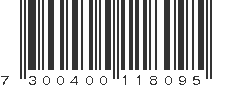 EAN 7300400118095