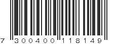EAN 7300400118149