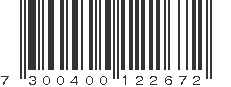 EAN 7300400122672
