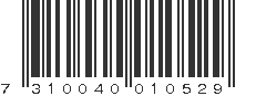 EAN 7310040010529