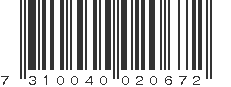 EAN 7310040020672