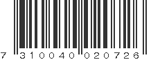 EAN 7310040020726