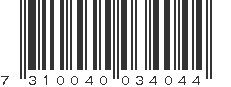 EAN 7310040034044