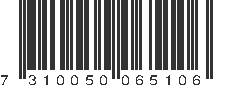 EAN 7310050065106