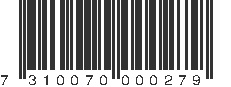 EAN 7310070000279