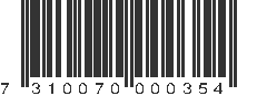 EAN 7310070000354