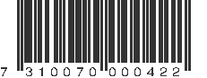 EAN 7310070000422