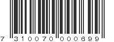 EAN 7310070000699