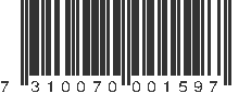 EAN 7310070001597