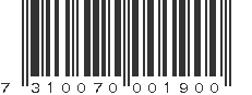 EAN 7310070001900