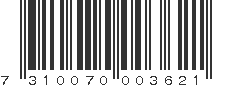 EAN 7310070003621