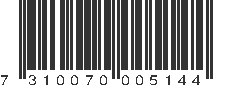 EAN 7310070005144