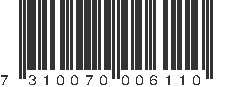 EAN 7310070006110