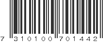 EAN 7310100701442