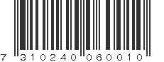 EAN 7310240060010