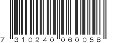 EAN 7310240060058