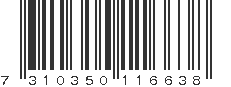 EAN 7310350116638