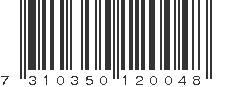 EAN 7310350120048