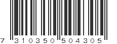 EAN 7310350504305