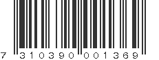 EAN 7310390001369