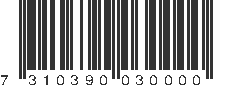 EAN 7310390030000