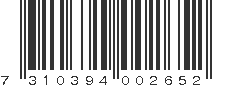 EAN 7310394002652