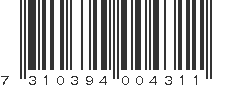 EAN 7310394004311
