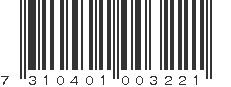 EAN 7310401003221