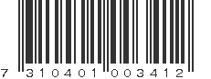 EAN 7310401003412