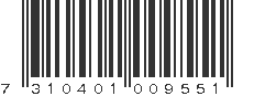 EAN 7310401009551
