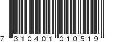 EAN 7310401010519
