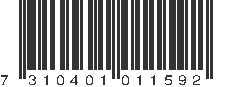 EAN 7310401011592