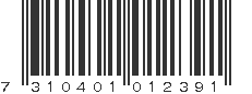 EAN 7310401012391
