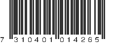 EAN 7310401014265