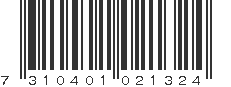 EAN 7310401021324