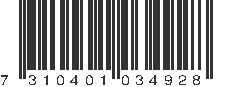 EAN 7310401034928