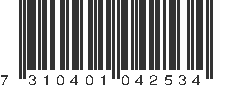 EAN 7310401042534
