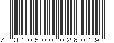 EAN 7310500028019