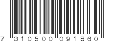EAN 7310500091860