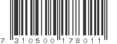 EAN 7310500178011