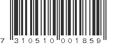 EAN 7310510001859