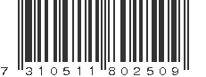 EAN 7310511802509