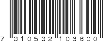 EAN 7310532106600