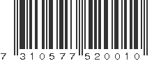 EAN 7310577520010