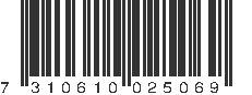 EAN 7310610025069