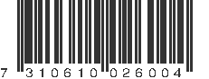 EAN 7310610026004