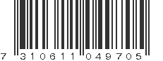 EAN 7310611049705