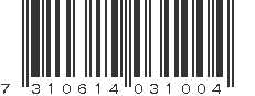 EAN 7310614031004
